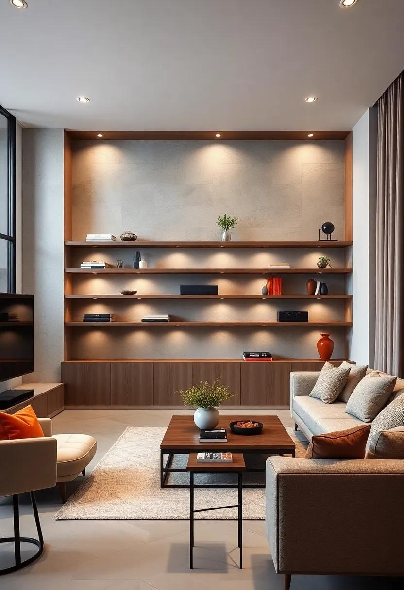 creating Depth with Layered Shelves: A Visual Delight