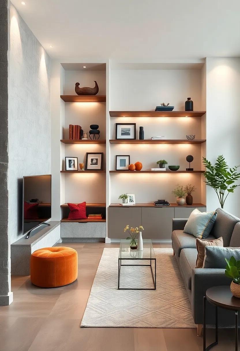 Showcasing Personal collections with Display Shelves