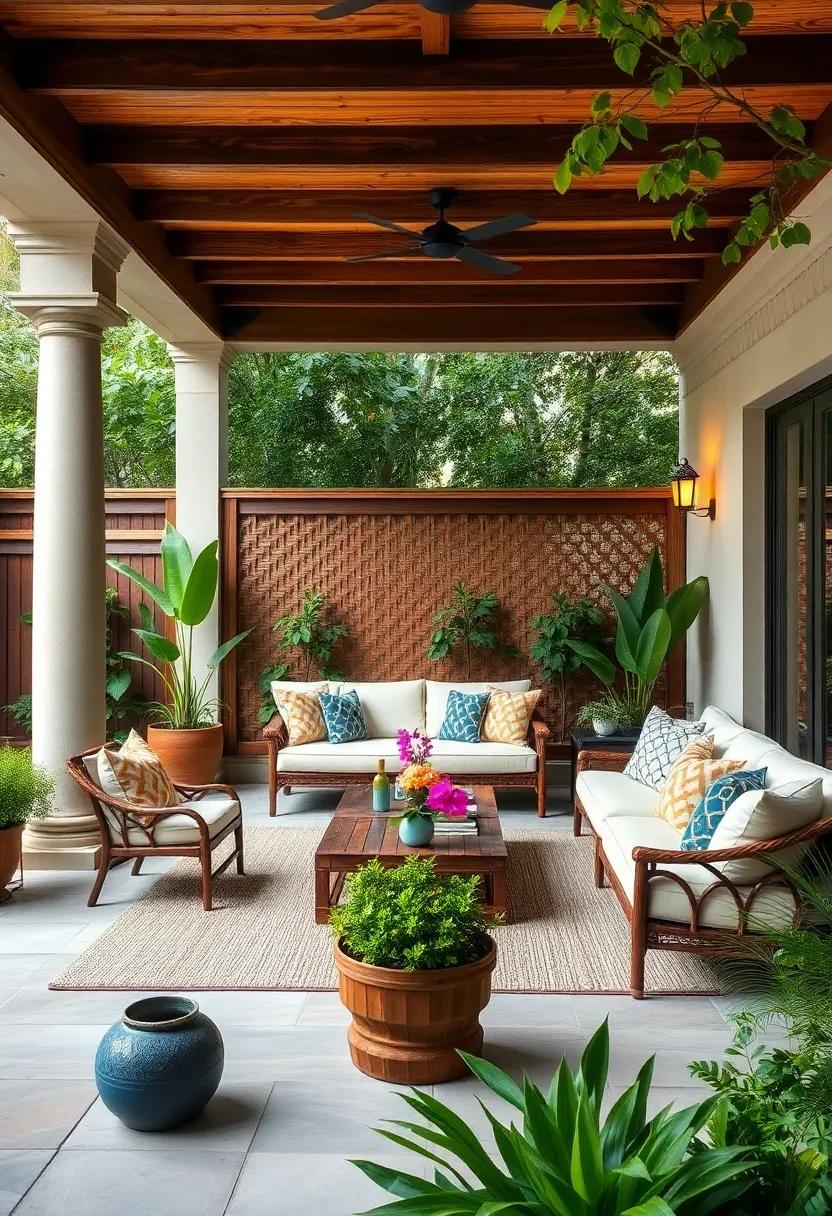 Decorative Screen Fences: Use decorative screens as fencing for a unique take that allows light and air to flow while still preserving privacy