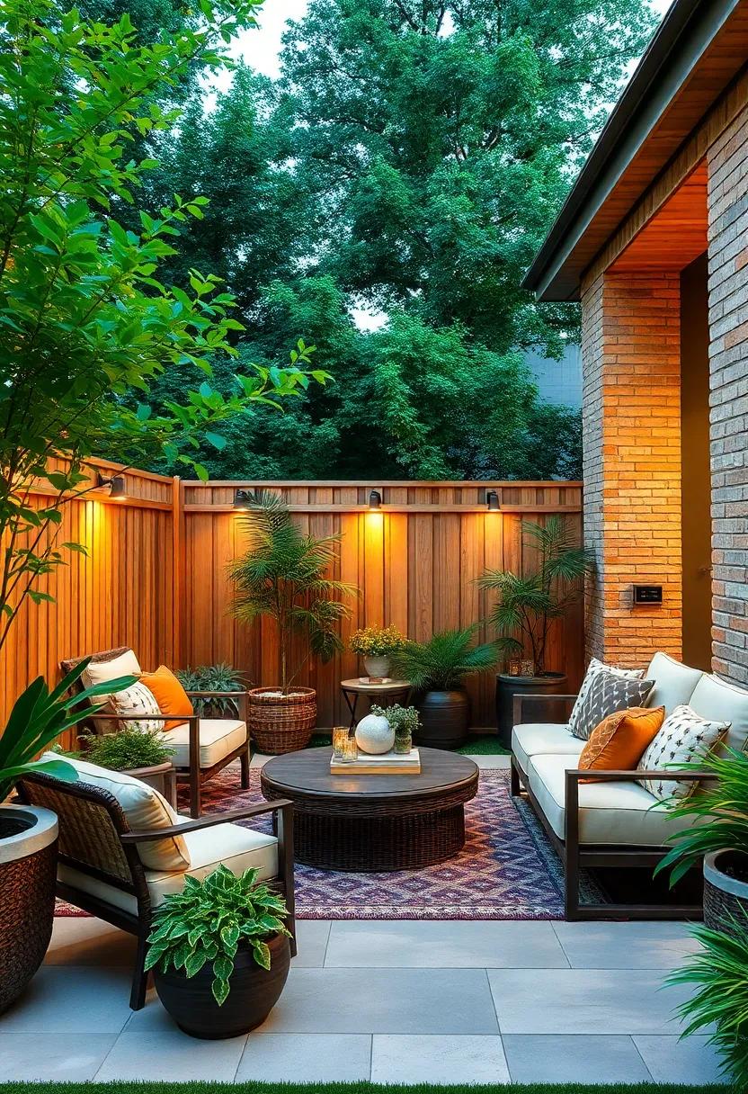 Fenced off Outdoor Rooms: Define outdoor rooms with fencing to create intimate spaces within your garden, providing distinct areas for relaxation and social gatherings