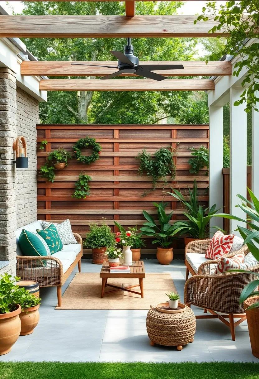 Charming Curved Edges: Opt ‌for a curved fencing design that ‌mimics the natural contours of your garden, creating an inviting and soft visual appeal