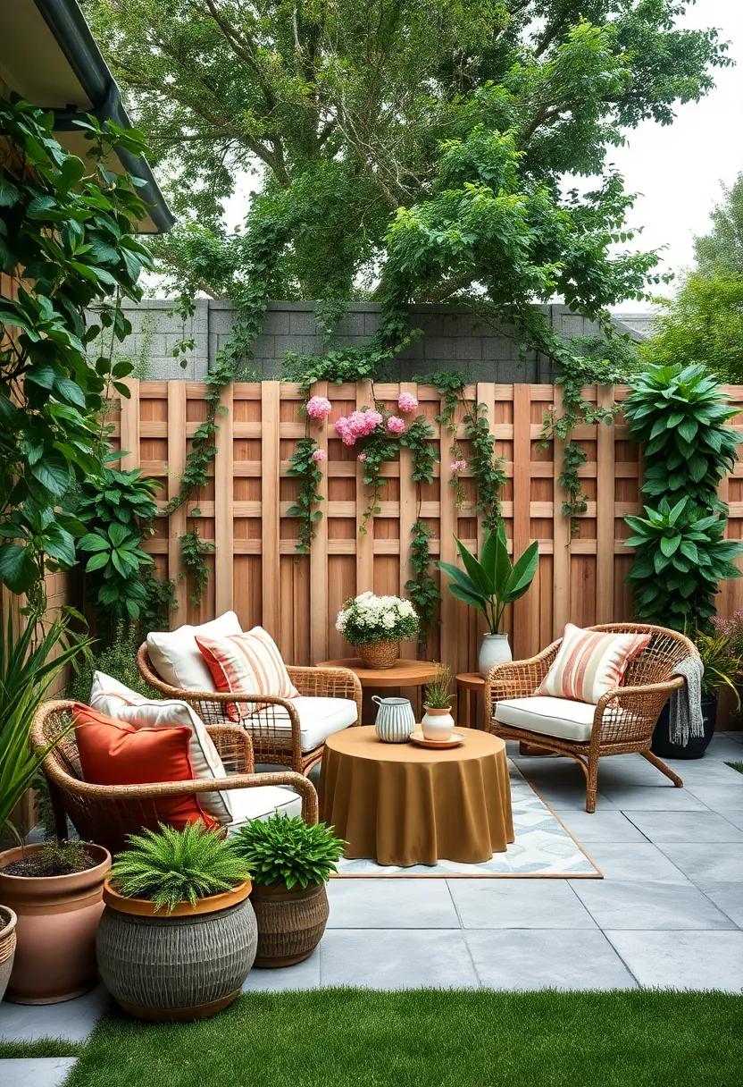Climbing Nook: Build a fence that encourages⁣ climbing plants like ‍honeysuckle or jasmine, infusing your garden with fragrant beauty and ‌lush greenery