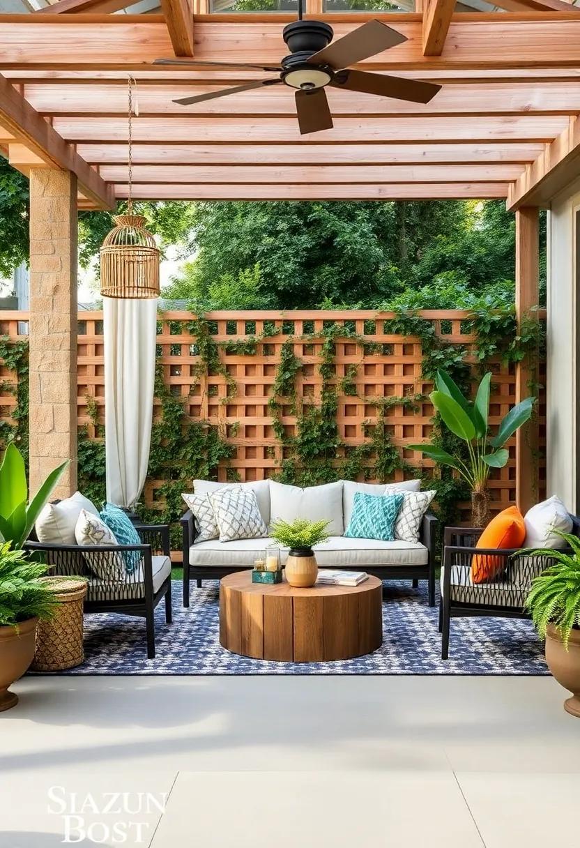 Lace-like Lattice: Choose an intricate⁤ lattice design that adds a delicate touch while allowing for light and air to flow through your garden