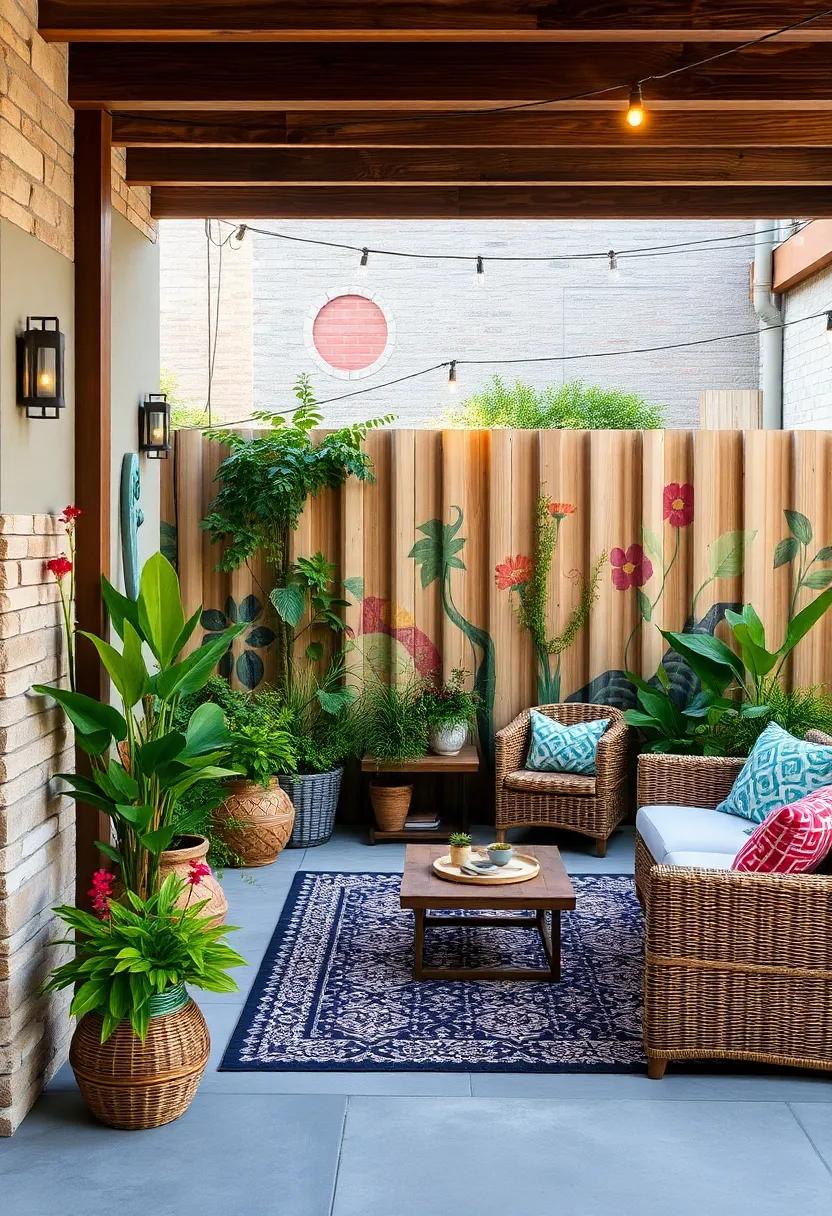 Painted Murals: Transform a plain fence ‌into an artistic canvas by painting a mural of ⁢nature ⁢or whimsical⁢ creatures, sparking joy in every glance