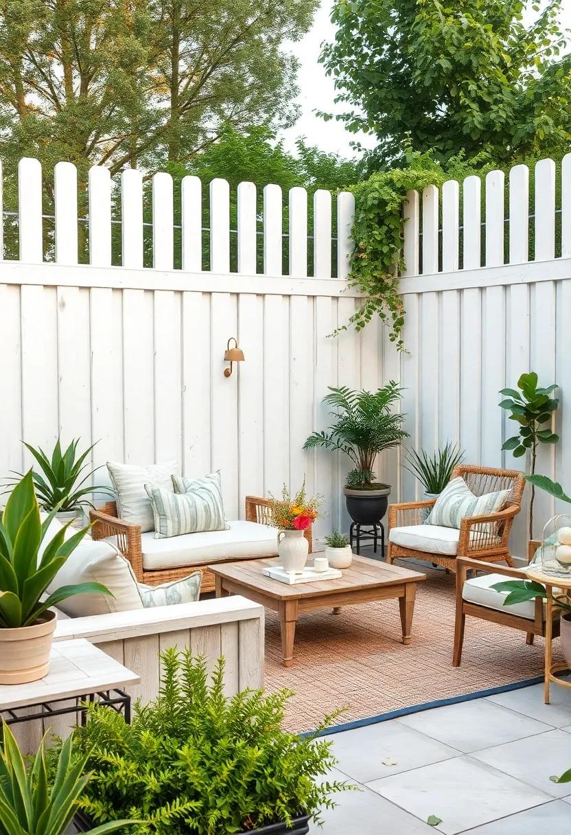 Soft Whitewash: A weathered whitewashed fence can create a soft, inviting⁤ atmosphere perfect for⁤ garden gatherings and cozy evenings