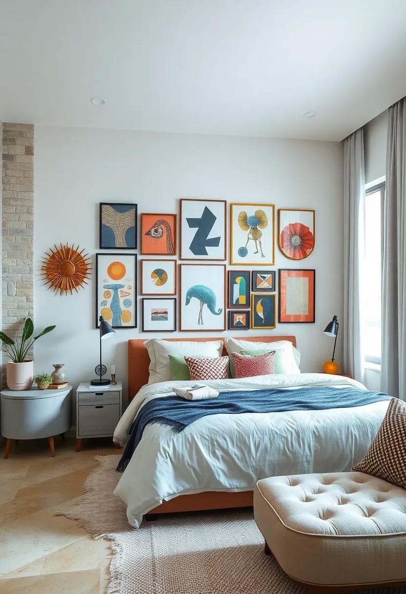 Gallery Wall: Curate a collection‍ of your favorite⁣ art pieces,photos,and eclectic finds to create‍ a stunning gallery wall that sparks conversation