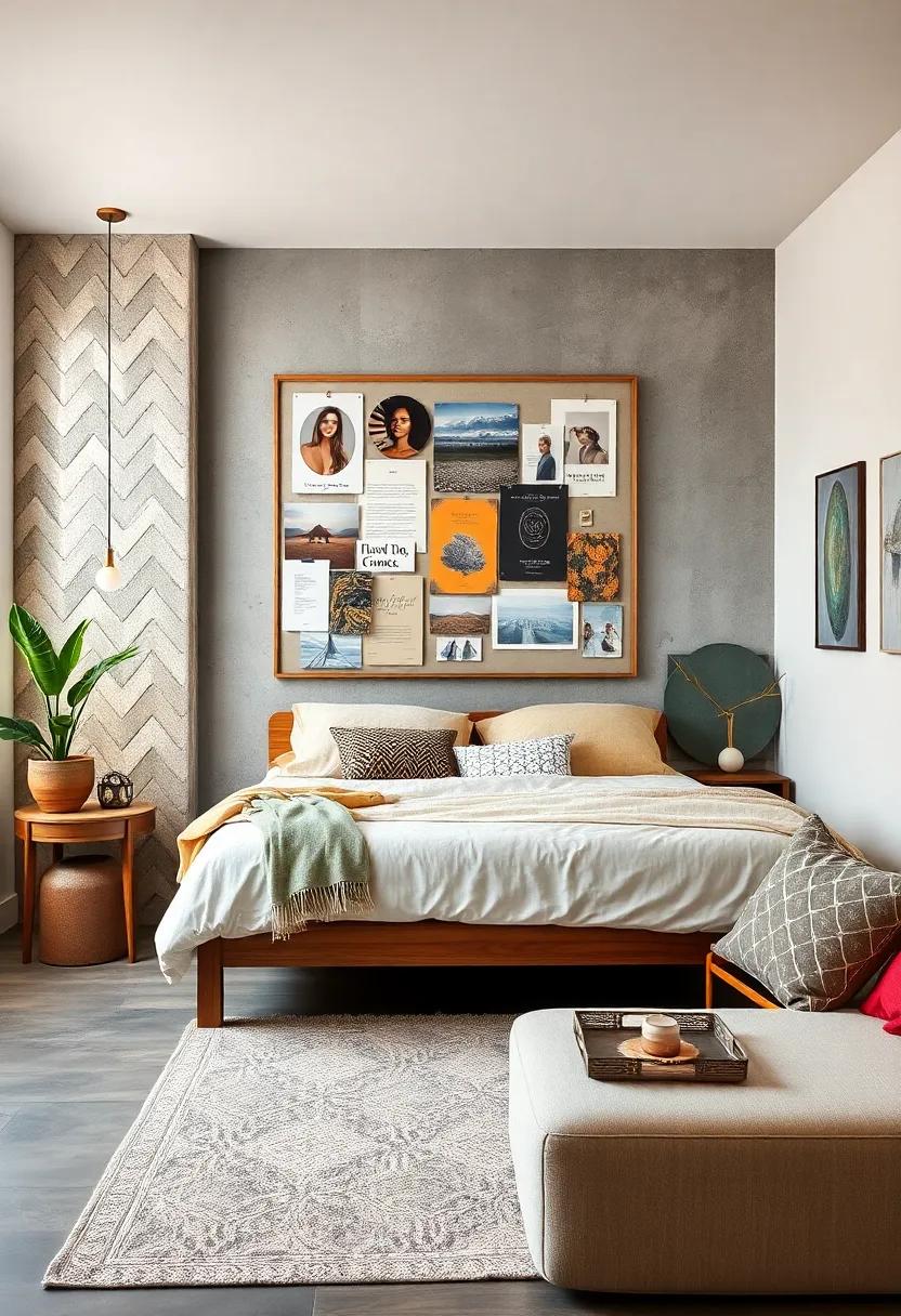 Inspiration Board: Create a pinboard or magnetic ⁣board to display your⁣ inspirations, mood boards, ​or favorite quotes for a daily dose of motivation