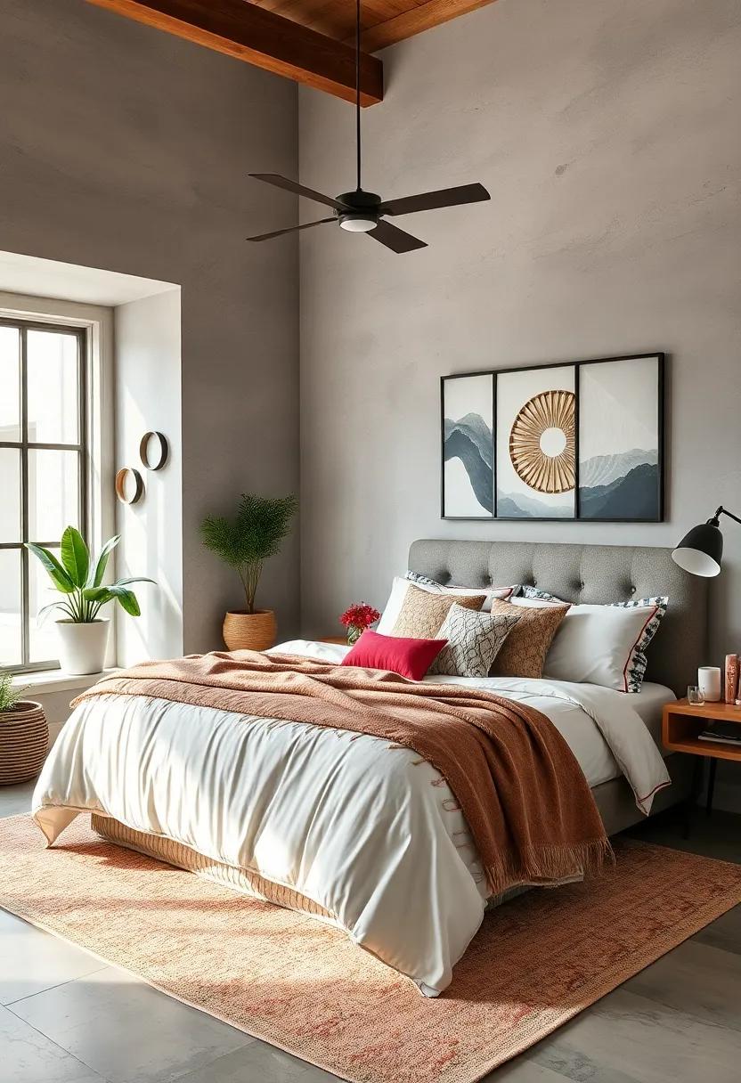 Mismatched Bedding: embrace‌ patterns and textures⁢ with a⁤ mix-and-match bedding approach ​that highlights your‌ eclectic style