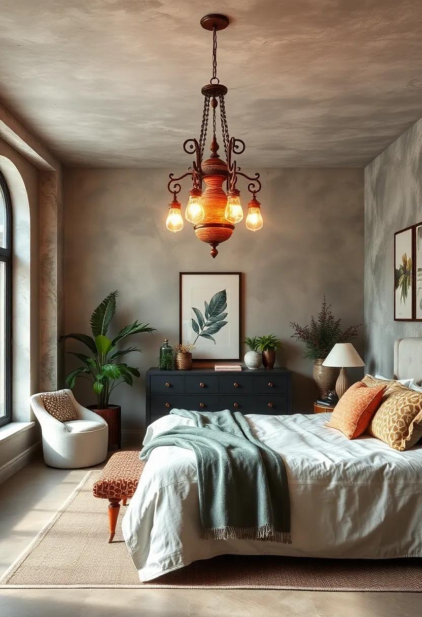 Use natural Elements: Integrate live plants or botanical prints to enliven the space and bring a fresh touch to the vintage style