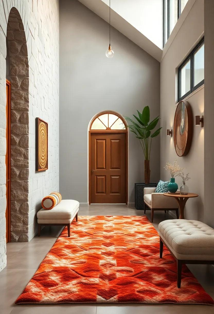 Bask in ⁢the comfort of a plush entrance with ⁢a whimsical,‌ tufted​ rug that​ softens hard ⁤surfaces‌ while ‌providing a playful spirit