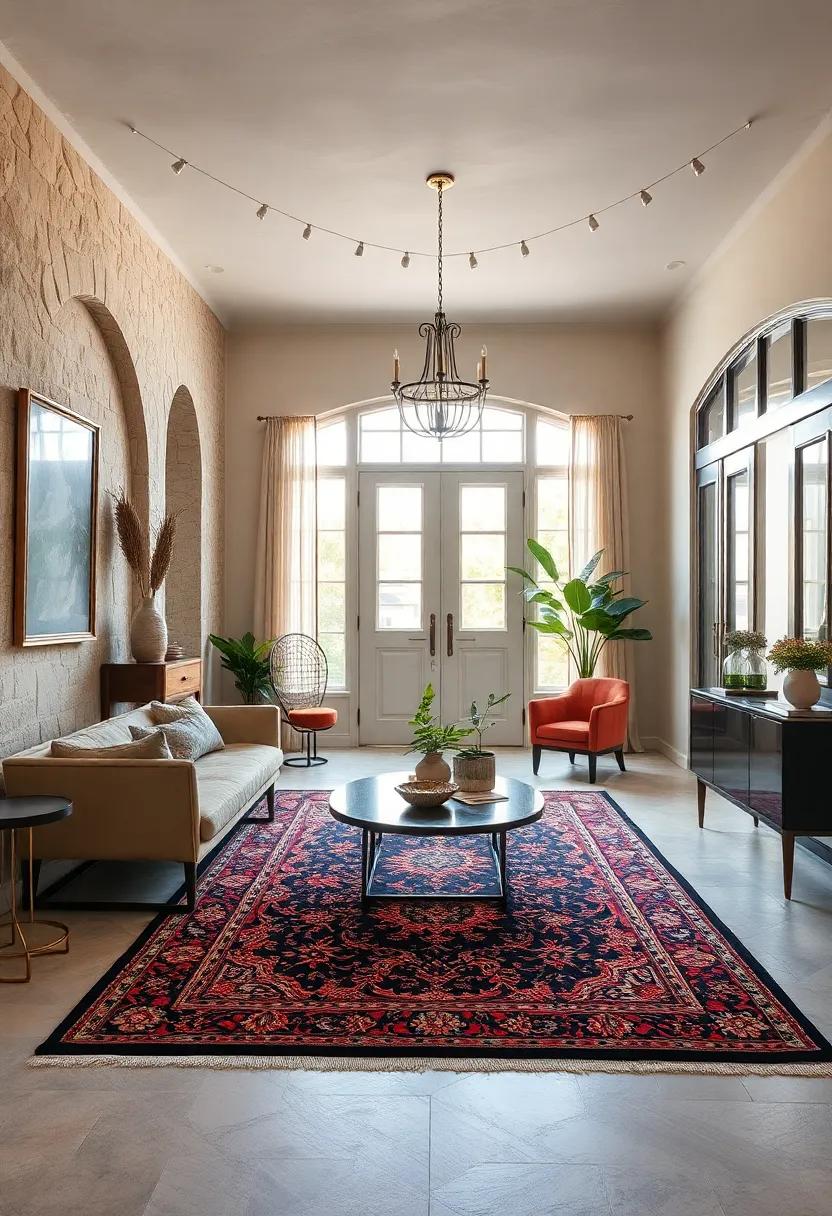 Experience the allure of‌ a classic Oriental rug that creates a timeless atmosphere, making every arrival⁢ feel special