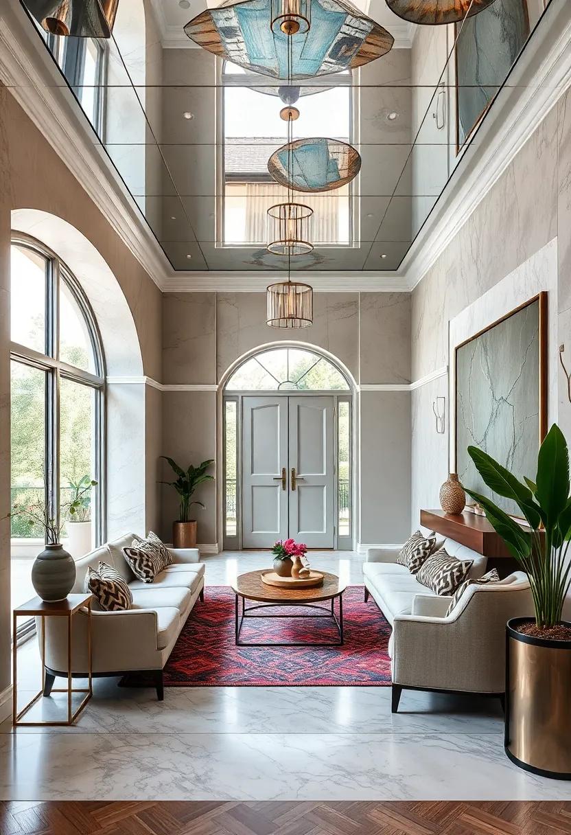 Cohesive Design: Integrating mirrored Ceilings with Existing Décor