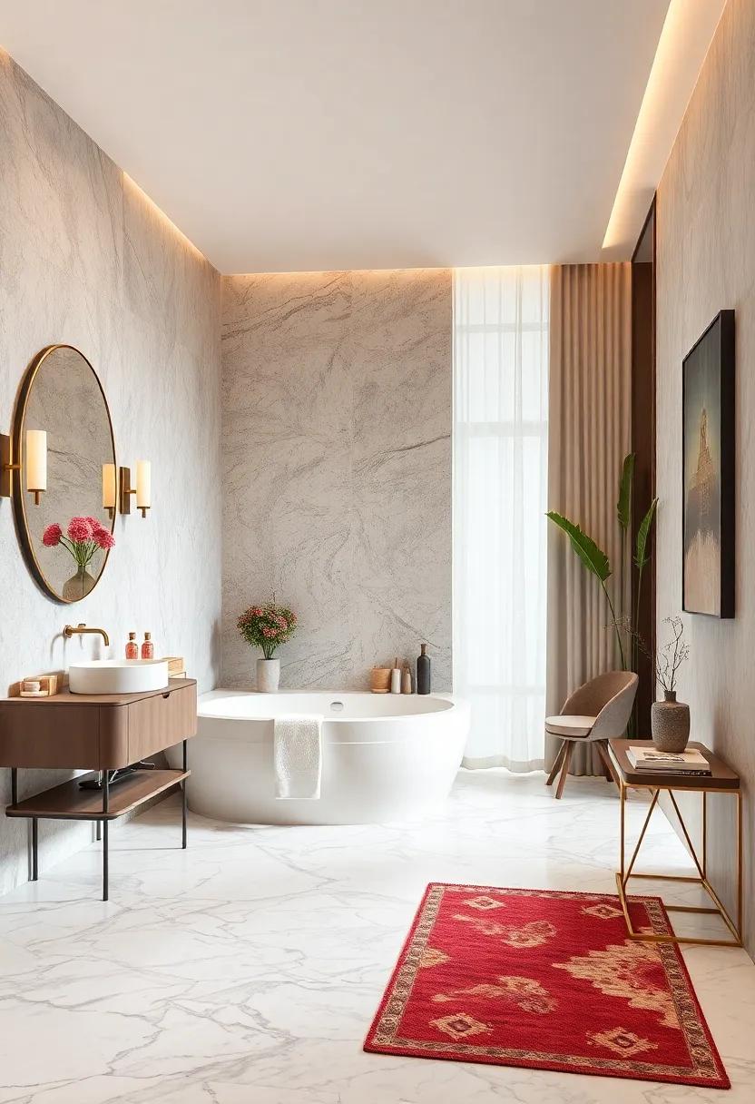 Heated Marble Flooring: Indulge in the luxury ​of heated marble floors ‍for those chilly mornings, allowing you to enjoy comfort while maintaining⁣ a chic aesthetic