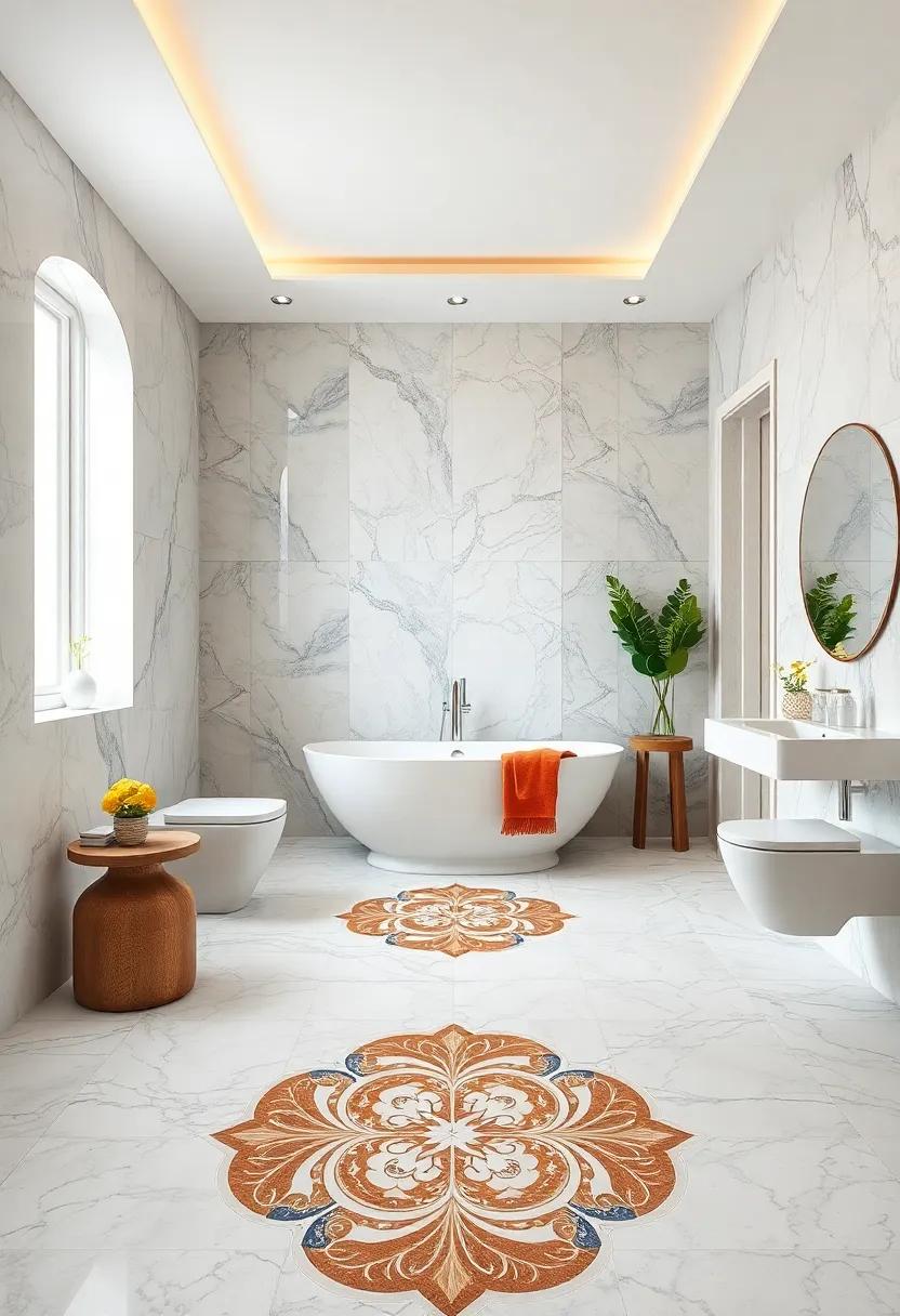 Intricate Inlay Designs: Introduce geometric or floral inlays ‍using different marble types to add a ‍unique touch of artistry to your floors or walls