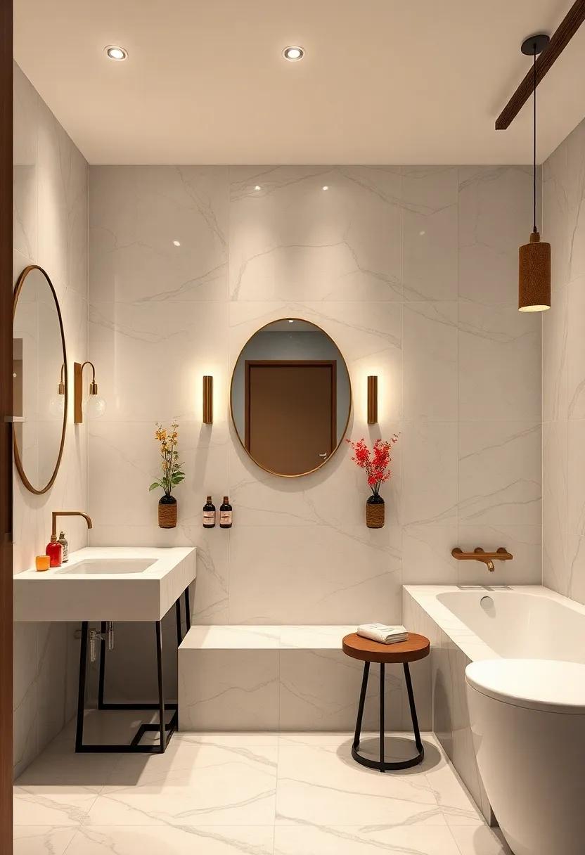 layered Lighting: use ⁤a mix of recessed lighting, sconces, and pendant fixtures to highlight the marble finishes and create an inviting glow