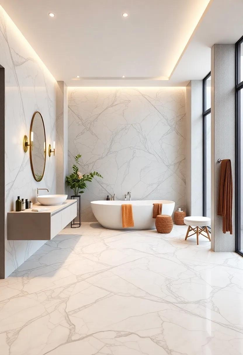 Marble Mosaics: Use ‌mosaic ‍marble tiles in geometric patterns or intricate designs for a stunning floor that elevates the style of your ensuite