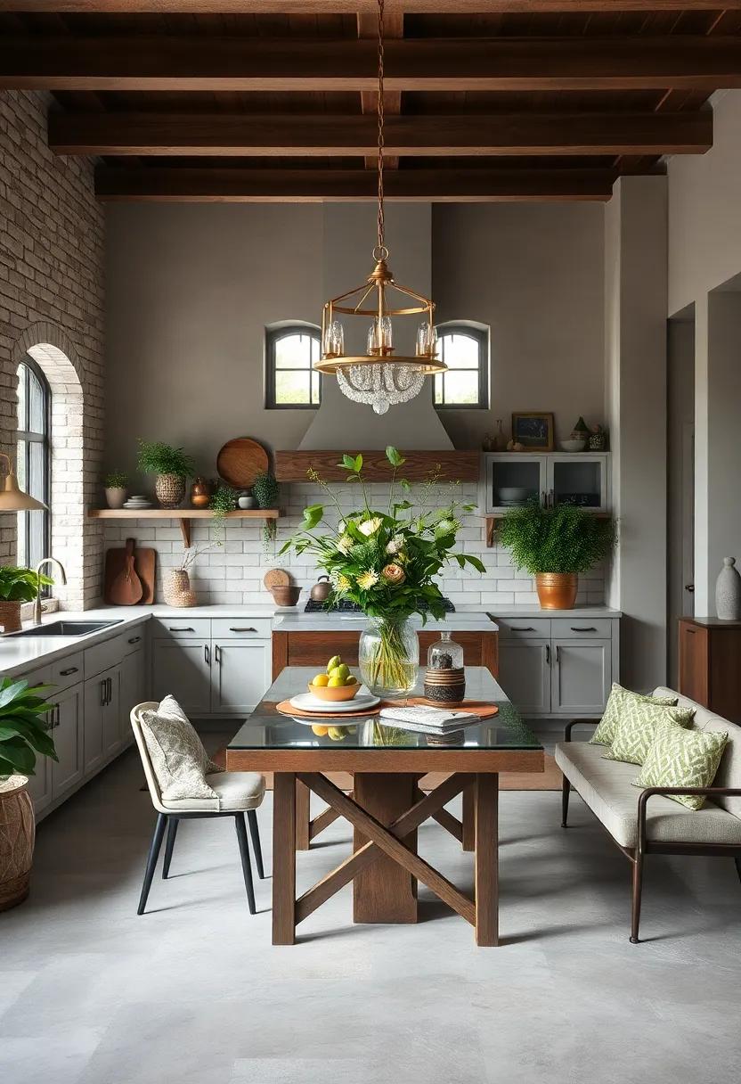 Dramatic Centerpieces of Lush Foliage Elevating Dining Experiences