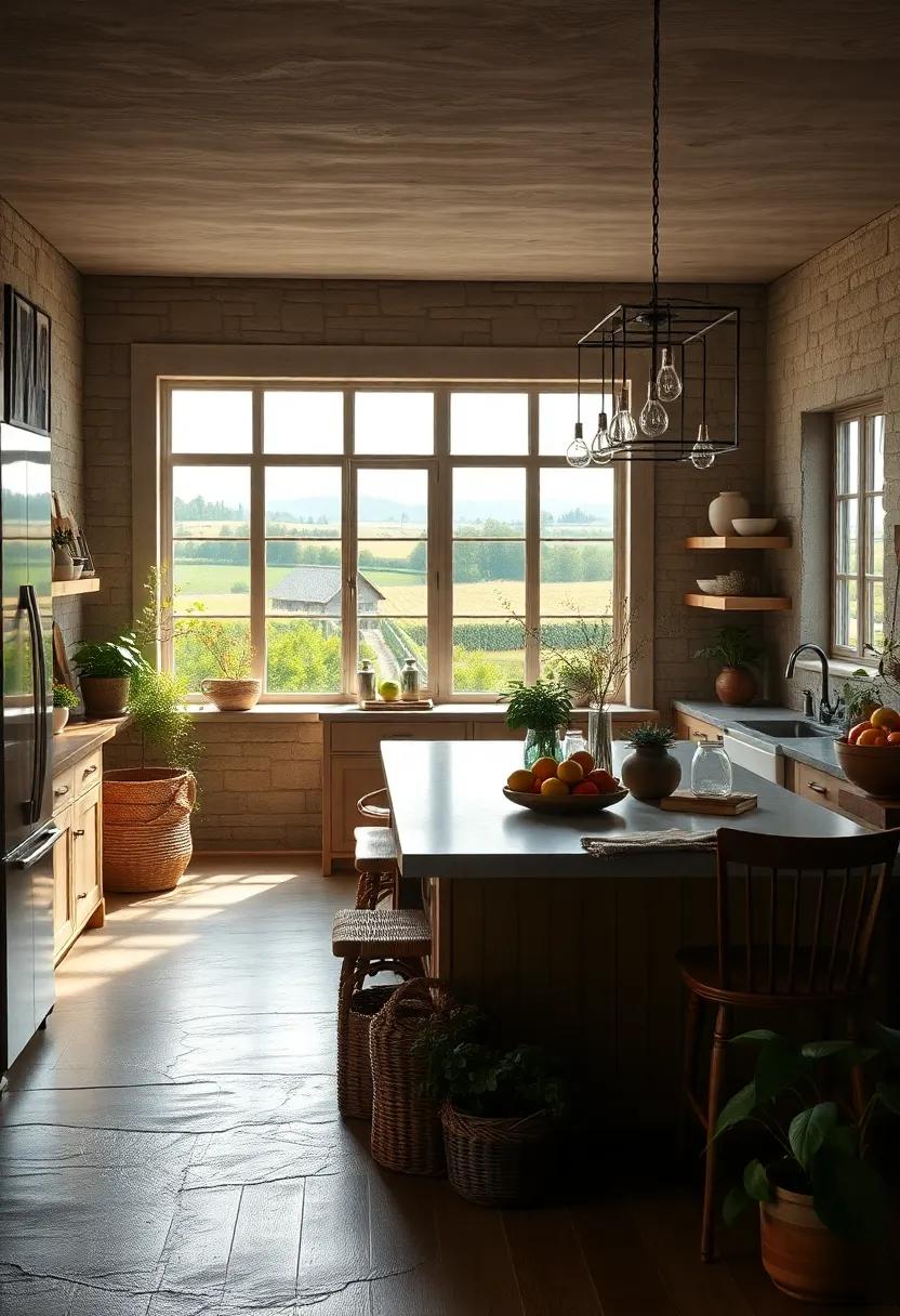 Mesmerizing Views of Fields⁣ and Gardens Framing Culinary Creativity