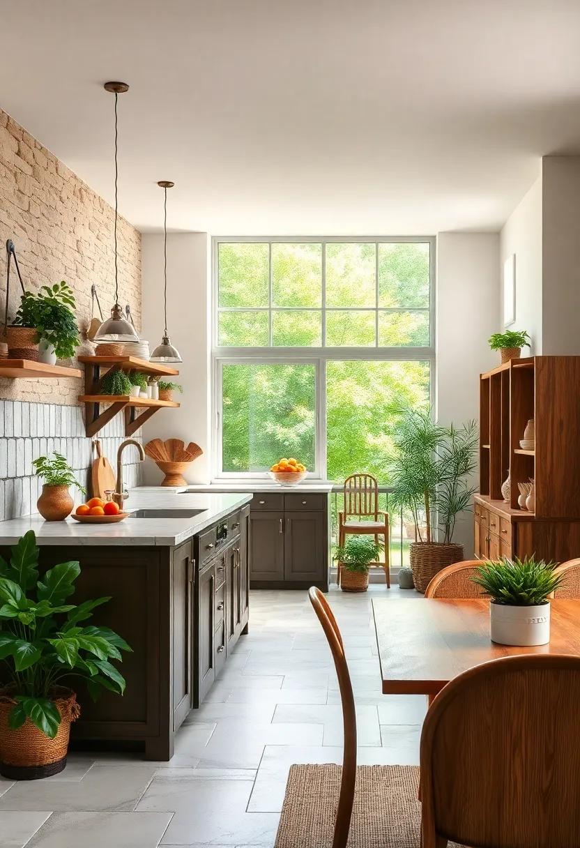 Rustic Wooden Accents Harmonizing with Nature’s Vibrant Hues