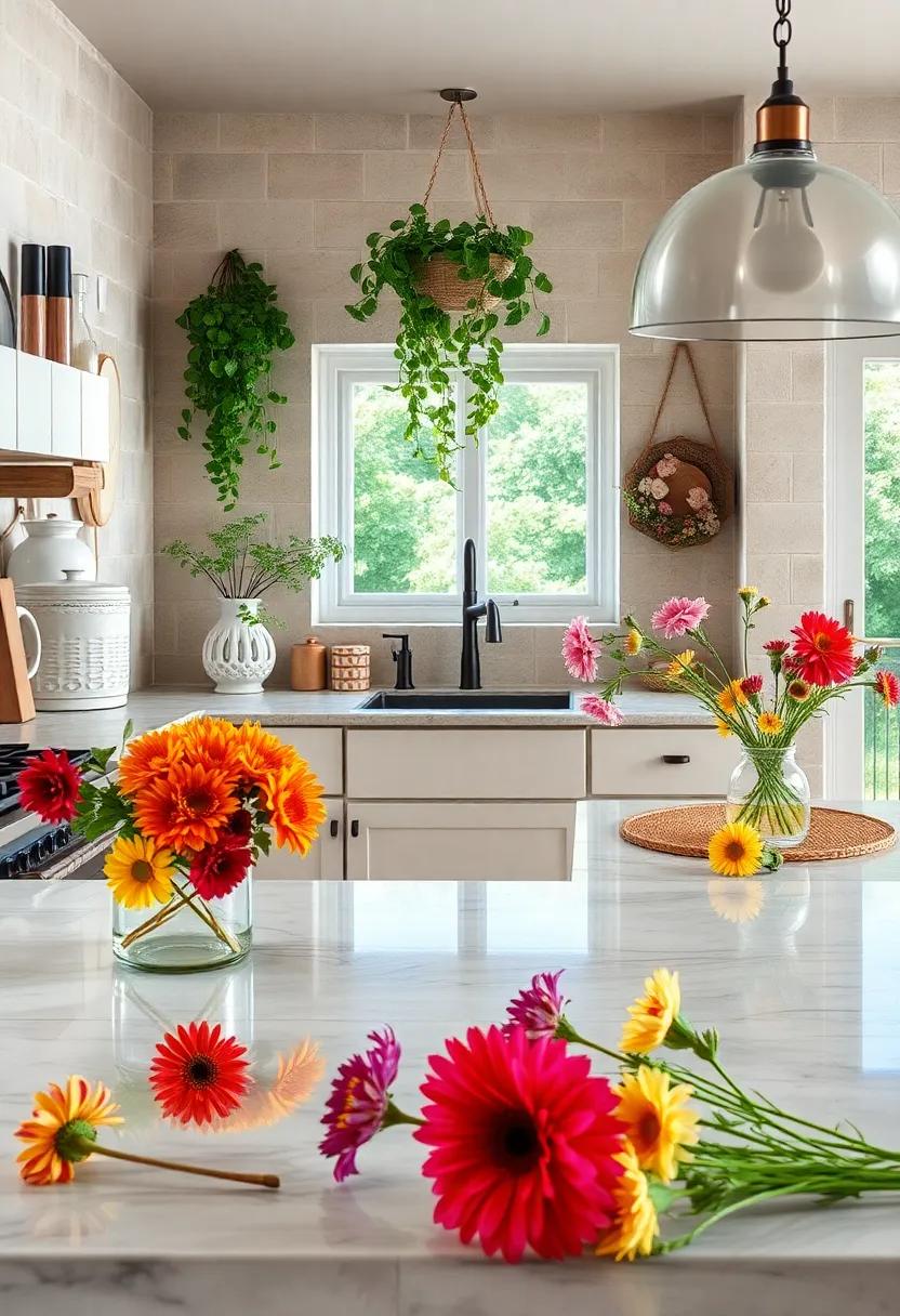 Vibrant Color Inspirations from Wildflowers Reflecting on ⁣Counters