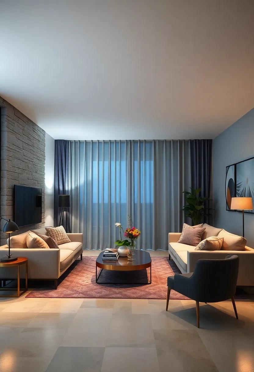 Layered Lighting: Layer your lighting with a combination of ambient, task, and accent lighting to create a versatile and inviting atmosphere