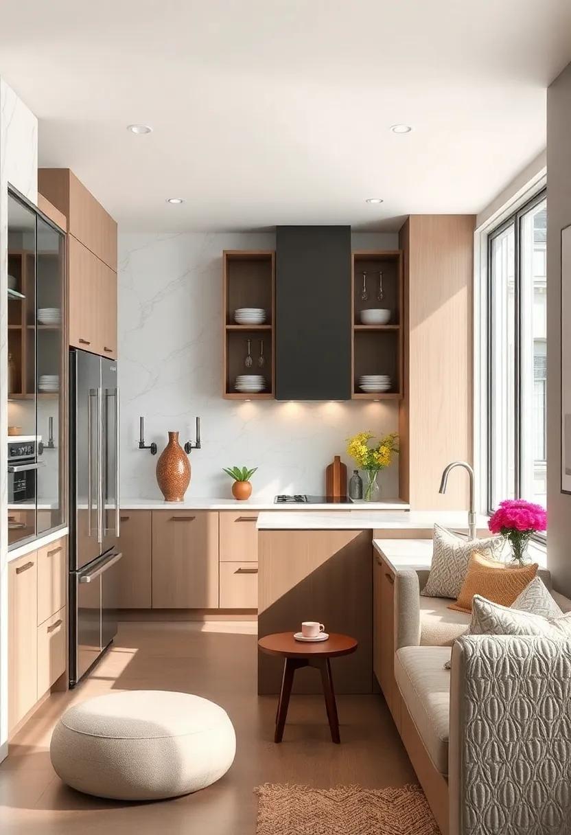 Choose ⁣Clear Cabinet Doors: Swap⁢ traditional cabinet doors for glass ones to showcase‍ your dishware and brighten the space