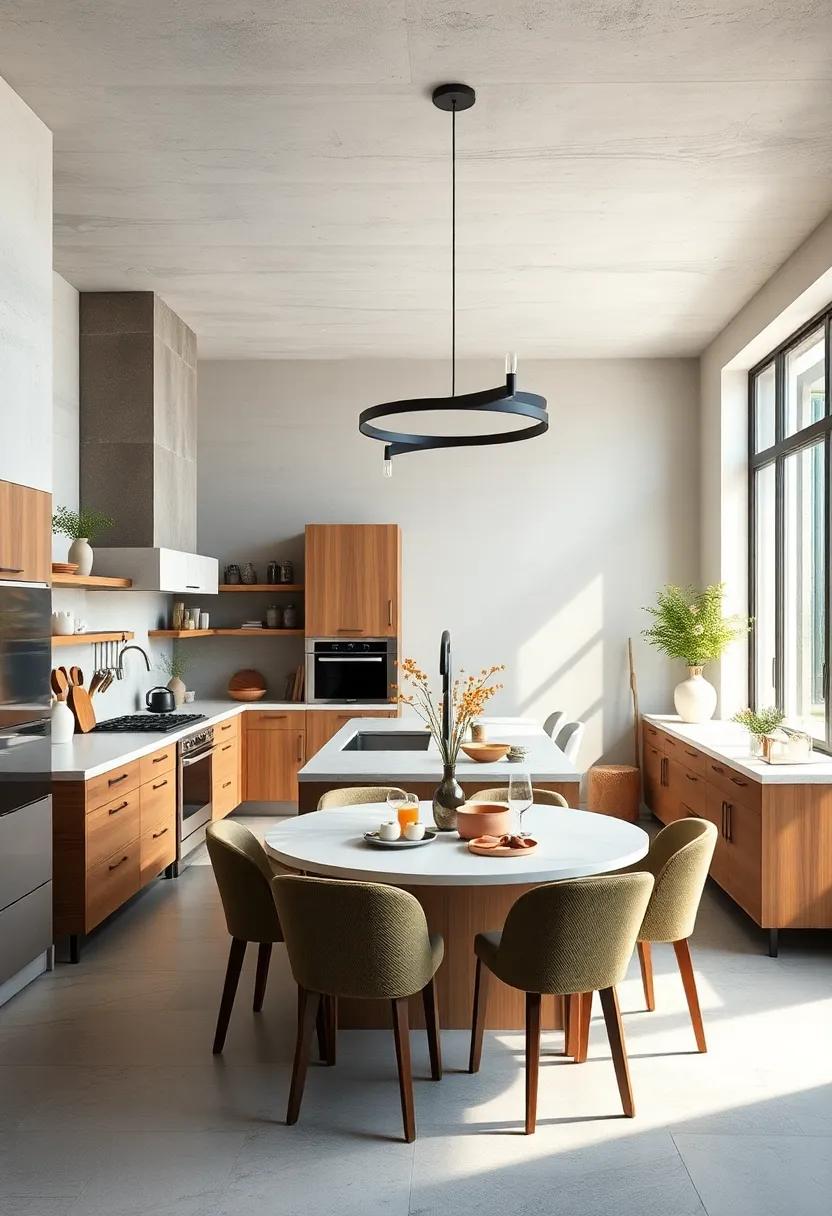 Consider a Circular Layout: Reorganize ​your kitchen workflow with a circular‌ layout, enhancing ​collaboration while ⁤cooking or entertaining