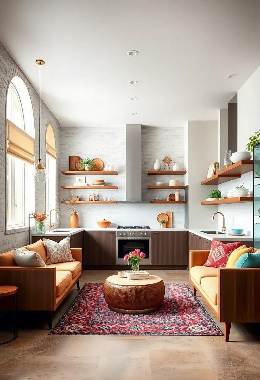 Use Open Shelving: Replace upper cabinets with open shelves to provide a sense⁣ of airiness and display your favorite dishes