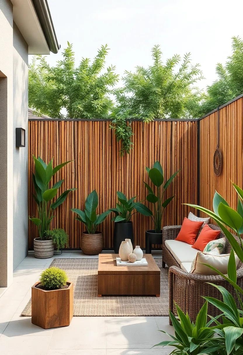 Bamboo Fencing: ‍Embrace an ⁣exotic feel by using sustainable bamboo materials that bring warmth and natural texture to your space