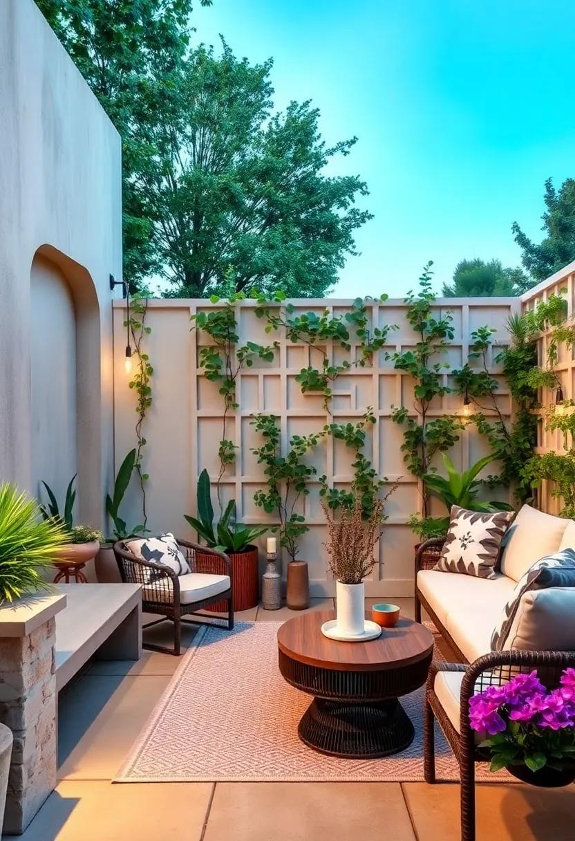 Lattice Panels: Create a⁤ delicate backdrop for climbing plants while providing peekaboo privacy ‍in your ‍garden oasis