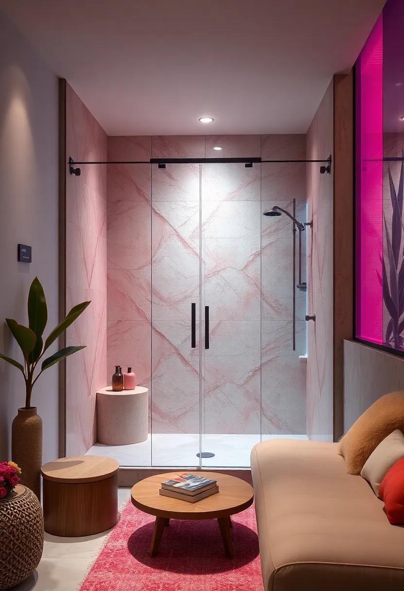 Colorful ​Glass: Get inspired by⁣ the use of colored or tinted glass that can create a unique ambiance, adding warmth and⁣ character to your space