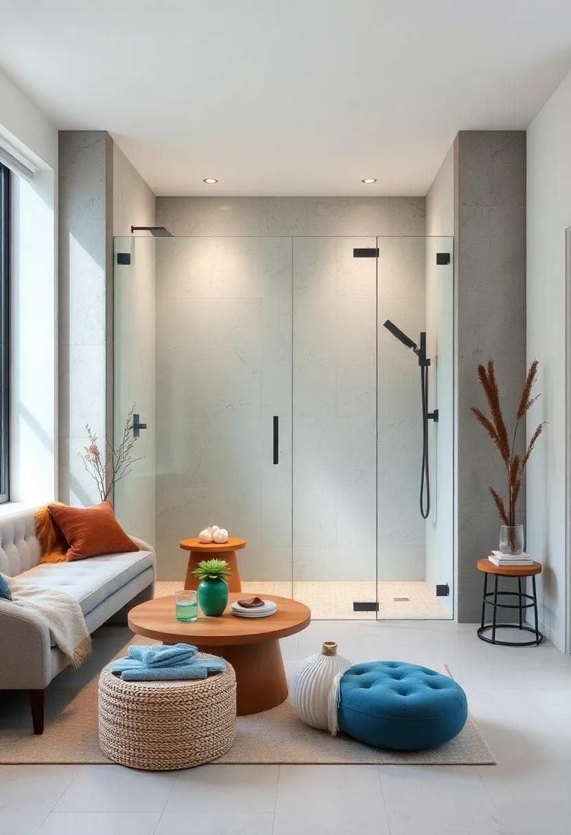Embrace Minimalism: Discover how clean⁢ lines and neutral colors ⁢can transform a ⁤simple ⁣glass-enclosed shower into a tranquil ​oasis