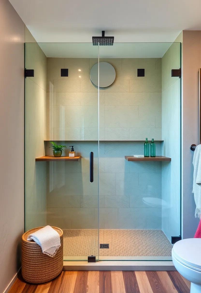 floating Shelves: Learn how to incorporate floating shelves into your glass shower design for convenient storage and an added touch of ⁢style