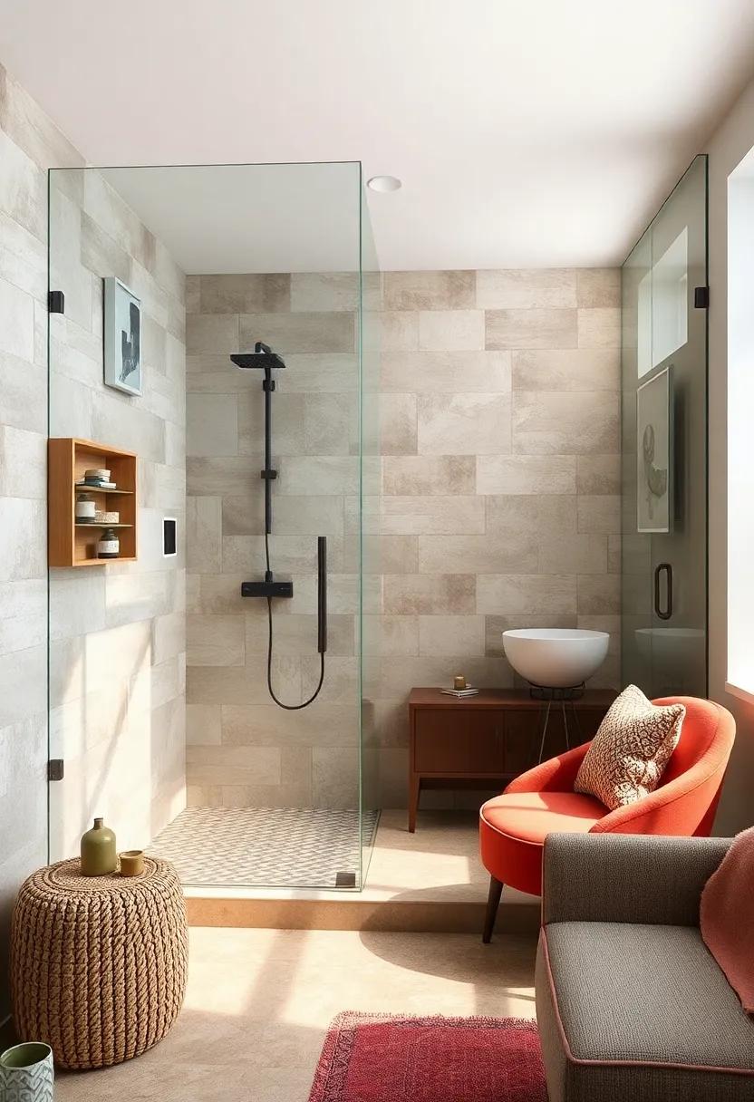 Vintage Tiles: Explore the use of decorative vintage ‍tiles ‌paired⁣ with glass enclosures to create a unique ⁣and stylish retro-inspired look