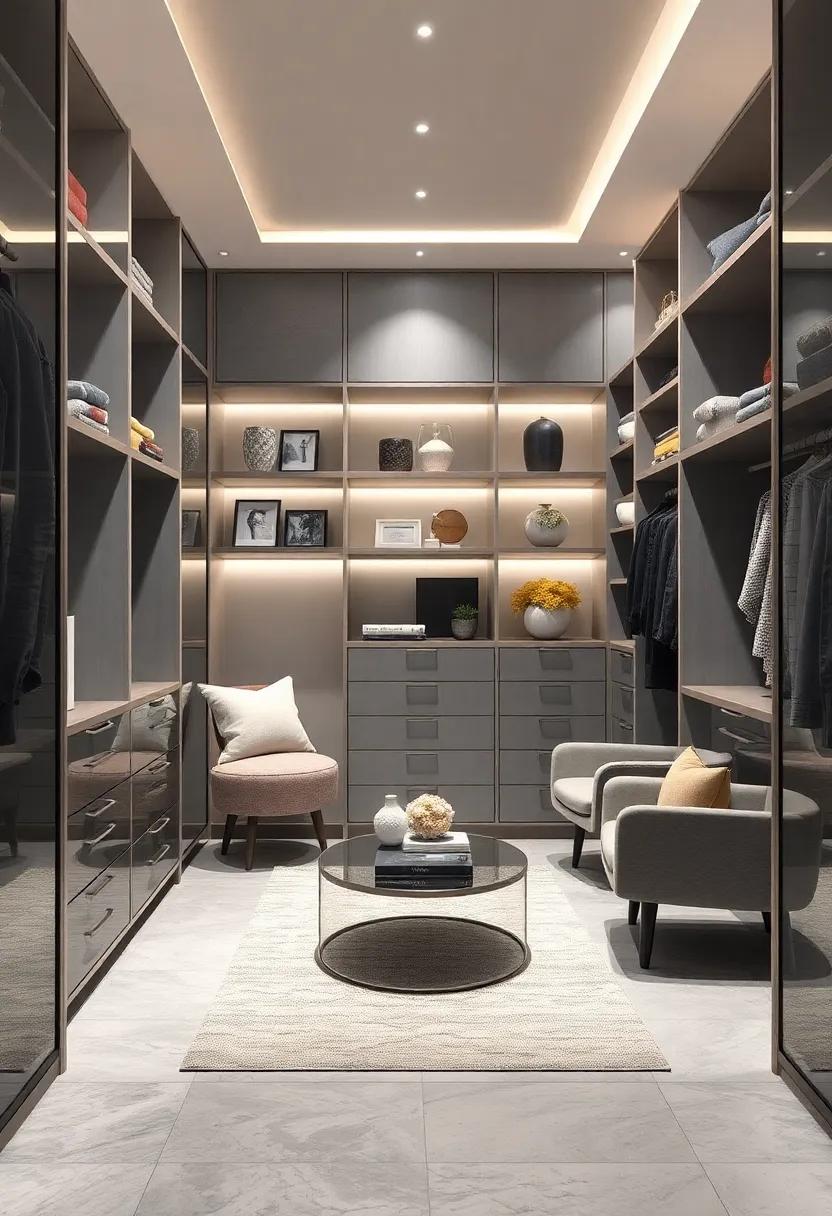 Space-Saving Solutions: Learn how to maximize your closet space with ⁤clever organizers that harmoniously blend into‍ your elegant gray design