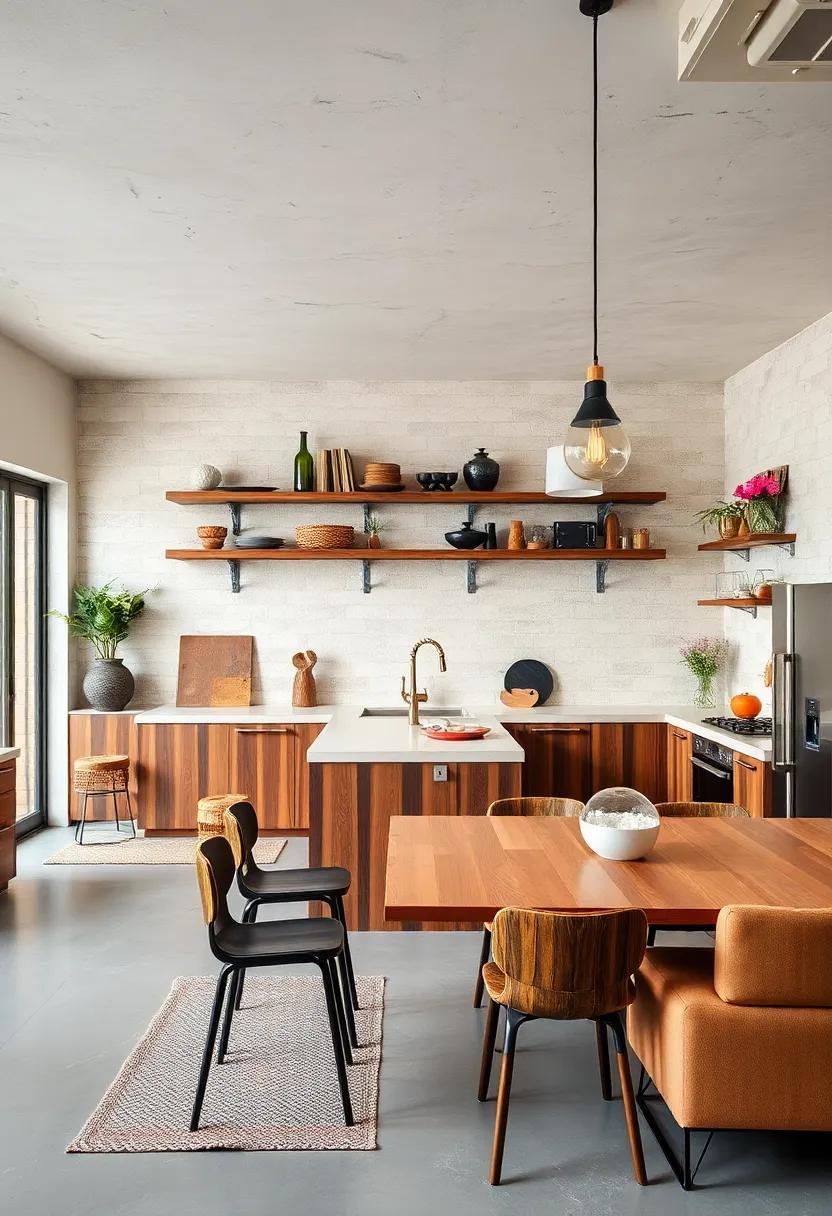 Reclaimed Wood: Utilize reclaimed ⁤wood for shelves, ‌tables,‍ or accents to introduce ⁣warmth and texture ⁣while keeping‌ the‍ industrial edge