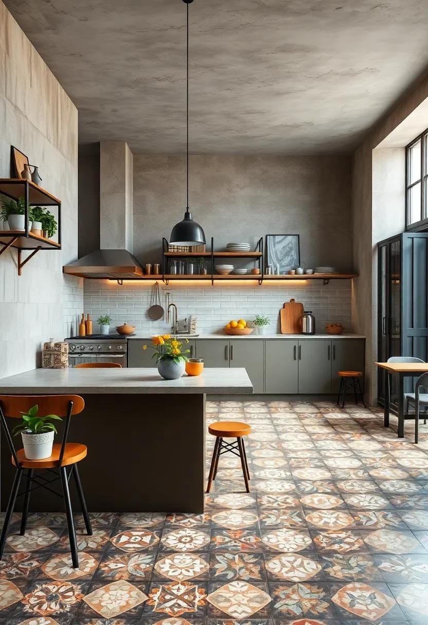 Statement Flooring: experiment with‌ patterned tiles or unique ⁣painted designs to add an⁤ unexpected twist to⁢ your hard surfaces