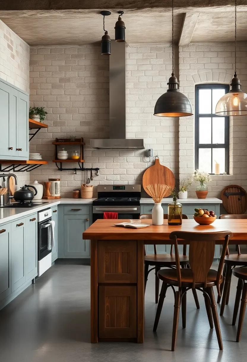 Vintage​ Accents: Incorporate vintage‌ items like​ old scales, glass jars, ⁤or⁣ reclaimed ⁤wood furniture⁣ to give⁣ your kitchen ‍a sense of history and character