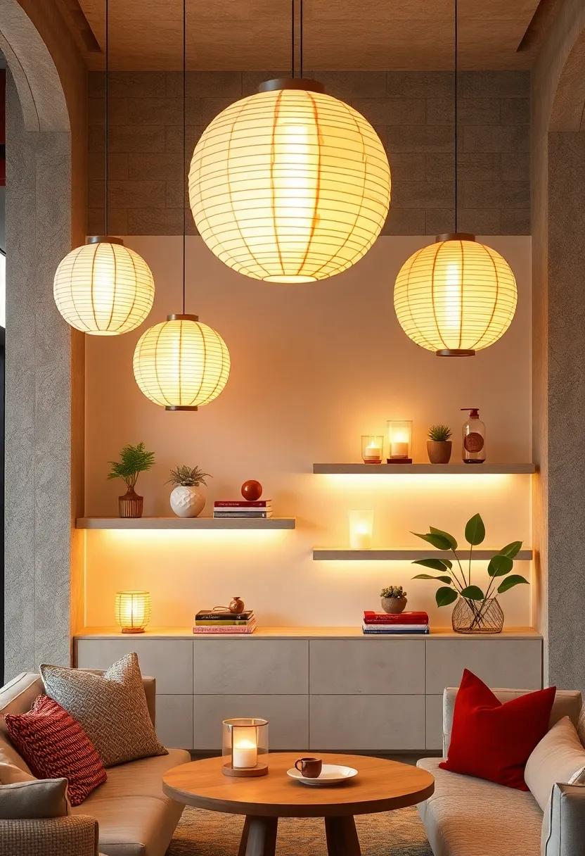 Accent Lighting:⁢ Utilize smaller paper lanterns as accent lights on shelves, highlighting ⁣your‌ favorite decor pieces and promoting a cozy atmosphere