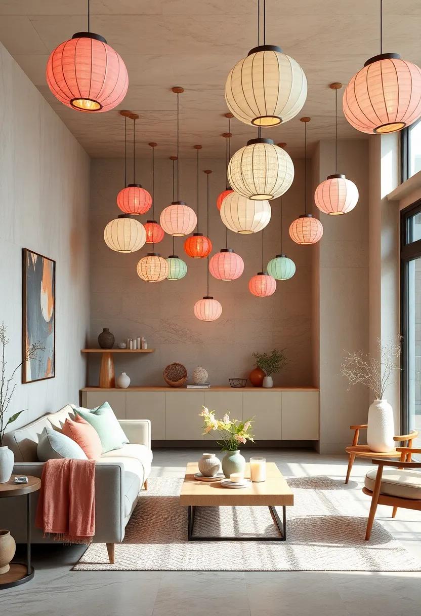 Color Play:​ Experiment with ‌pastel-hued paper lanterns that maintain ⁢a soft palette while adding⁢ gentle⁢ pops‍ of color to neutral backgrounds