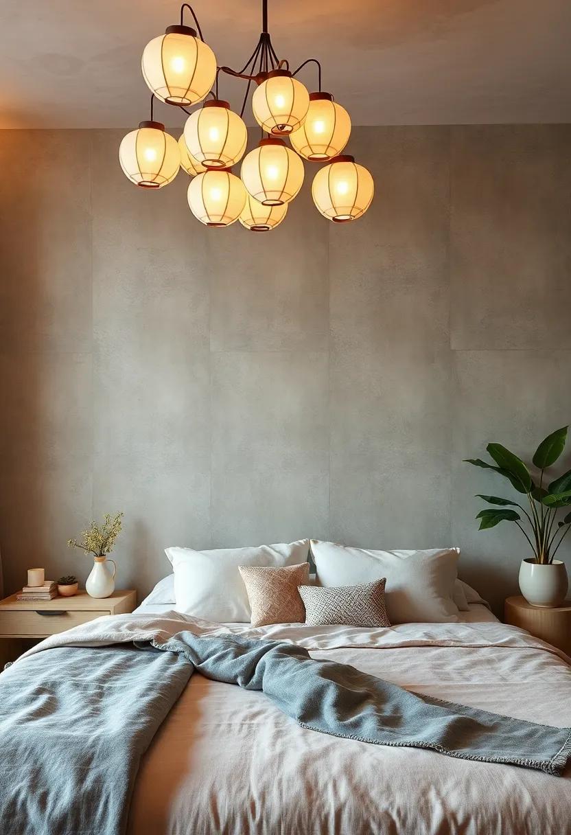 Soft Glows in the Bedroom: Hang a cluster of small paper lanterns above your bedside to​ enhance a tranquil ‍atmosphere conducive to restful ⁣sleep
