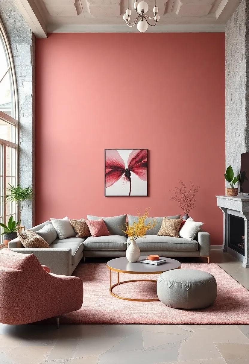 Dusty Rose and Soft⁢ Gray: A romantic duo that brings warmth and sophistication to your living space while maintaining a soothing atmosphere