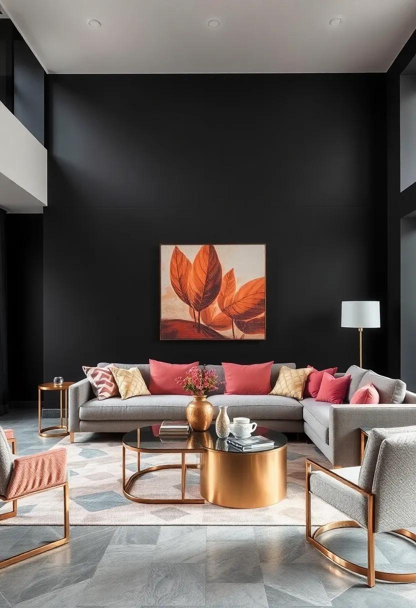 Drape a metallic throw blanket ‌over dark ⁣furniture⁤ for ⁣an added ⁣layer of ⁣texture and⁣ a touch of glam