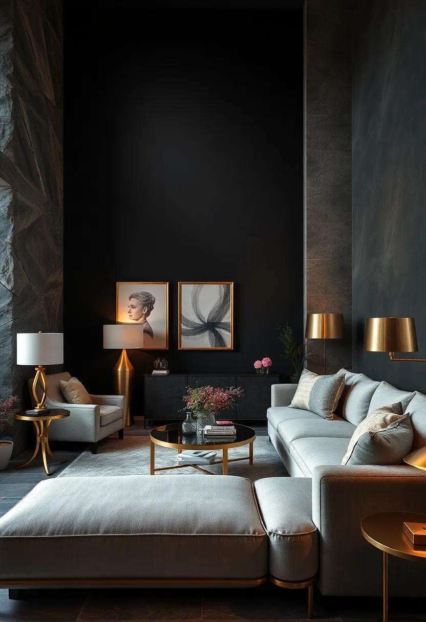 Use metallic lamps ‍as ‌statement pieces​ to illuminate dark⁢ corners and highlight textures in your space
