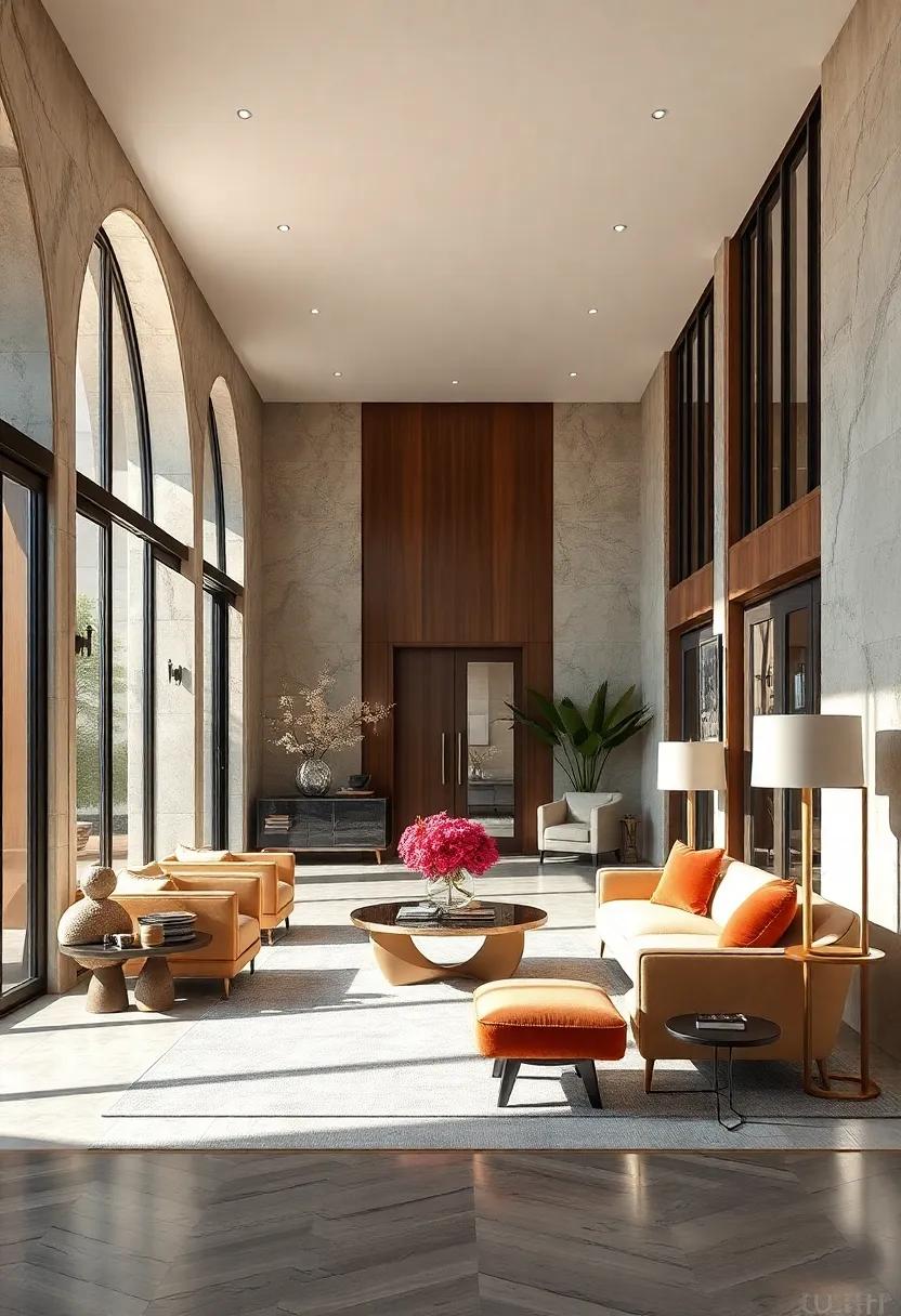 Sculptural Furniture: Invest in unique, sculptural furniture pieces that act as works of art while serving functional purposes in your entryway