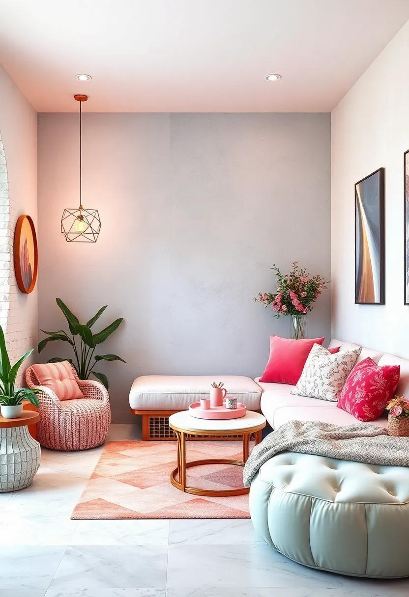 Cozy ⁢Corner Ideas: Creating a Relaxing Nook in a Mint ‍and Rose Space