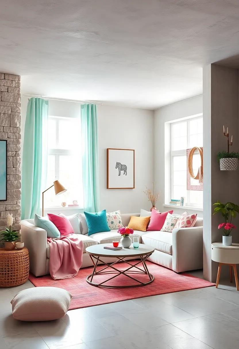 Accessorizing Essentials: Adding Mint and Rose ‌Decor to Brighten the Room