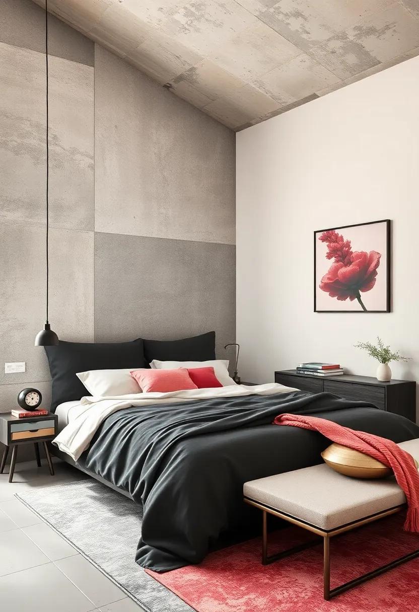 Charcoal and Blush: A ⁢contemporary twist on a classic duo, ‌where the depth of charcoal is beautifully softened by delicate blush ‍accents