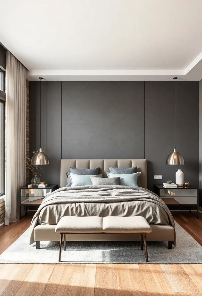 Warm Gray and metallic Silver: A sophisticated​ pairing that adds glamour while⁤ remaining grounded,perfect for a chic and modern retreat