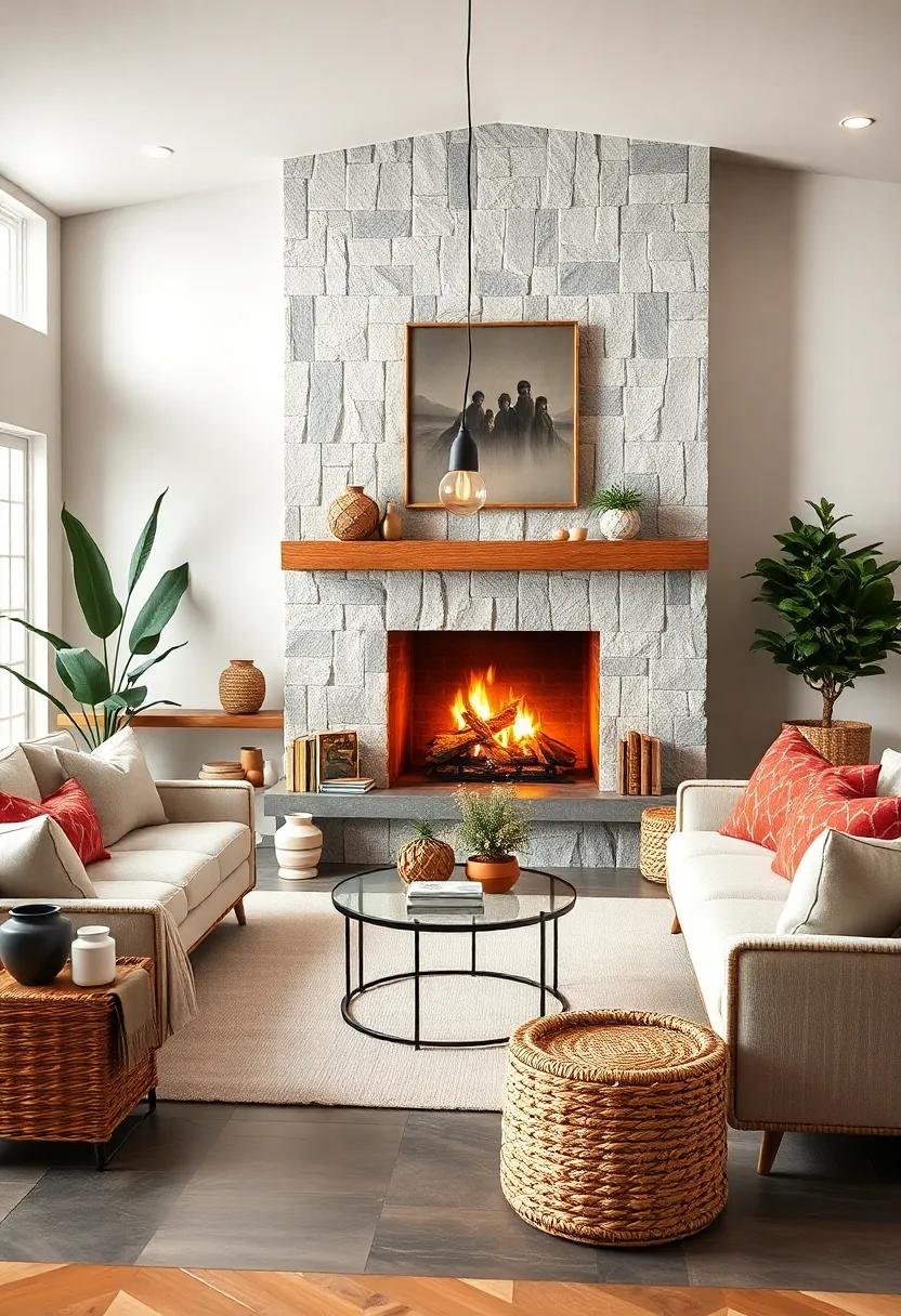 Use wicker or rattan furniture accents, like baskets ​or side ⁢tables,⁣ to introduce organic textures⁤ and contribute to the cozy⁤ atmosphere